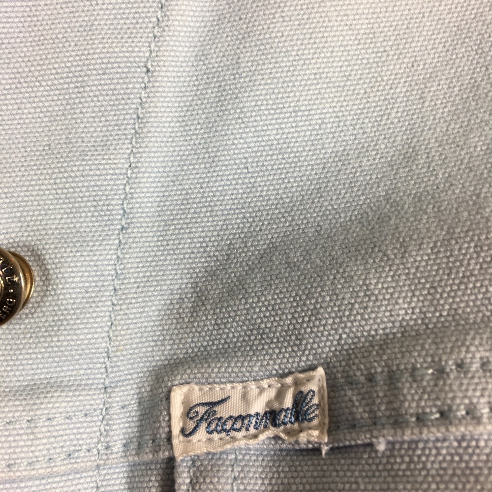 Faconnable Women Blue Denim Jacket Sz. S - Picture 5 of 6